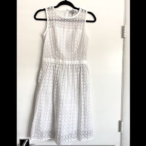Ava & Aiden white dress